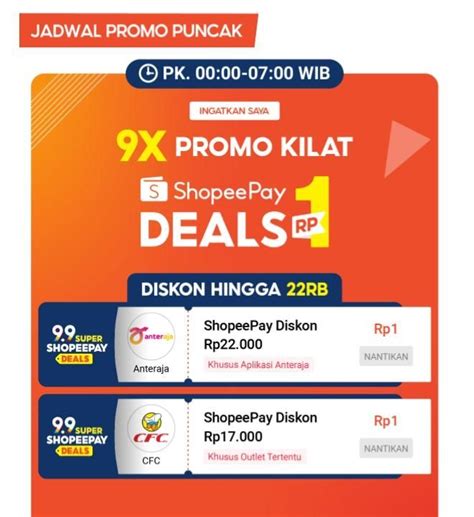 9.9 ShopeePay PISO Deals .